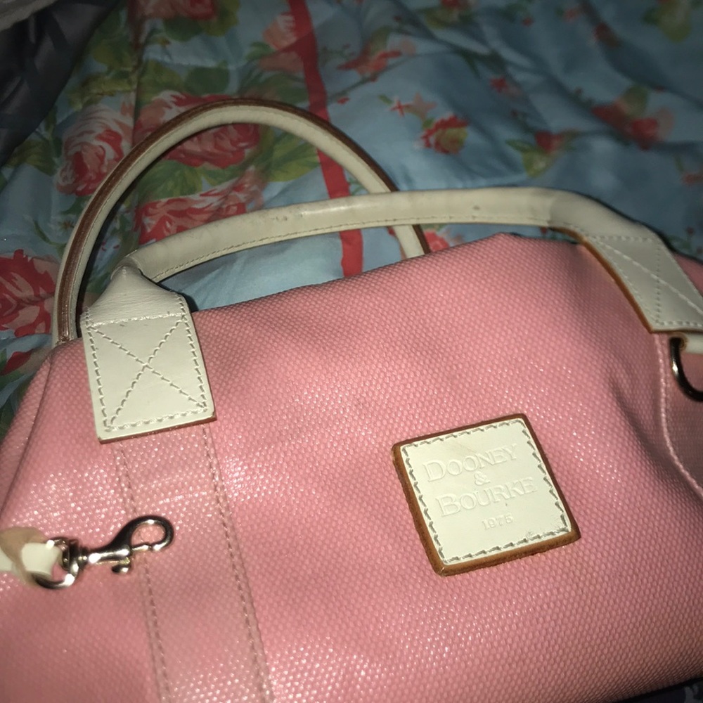 Dooney & Bourke baby pink 1975 vintage bag